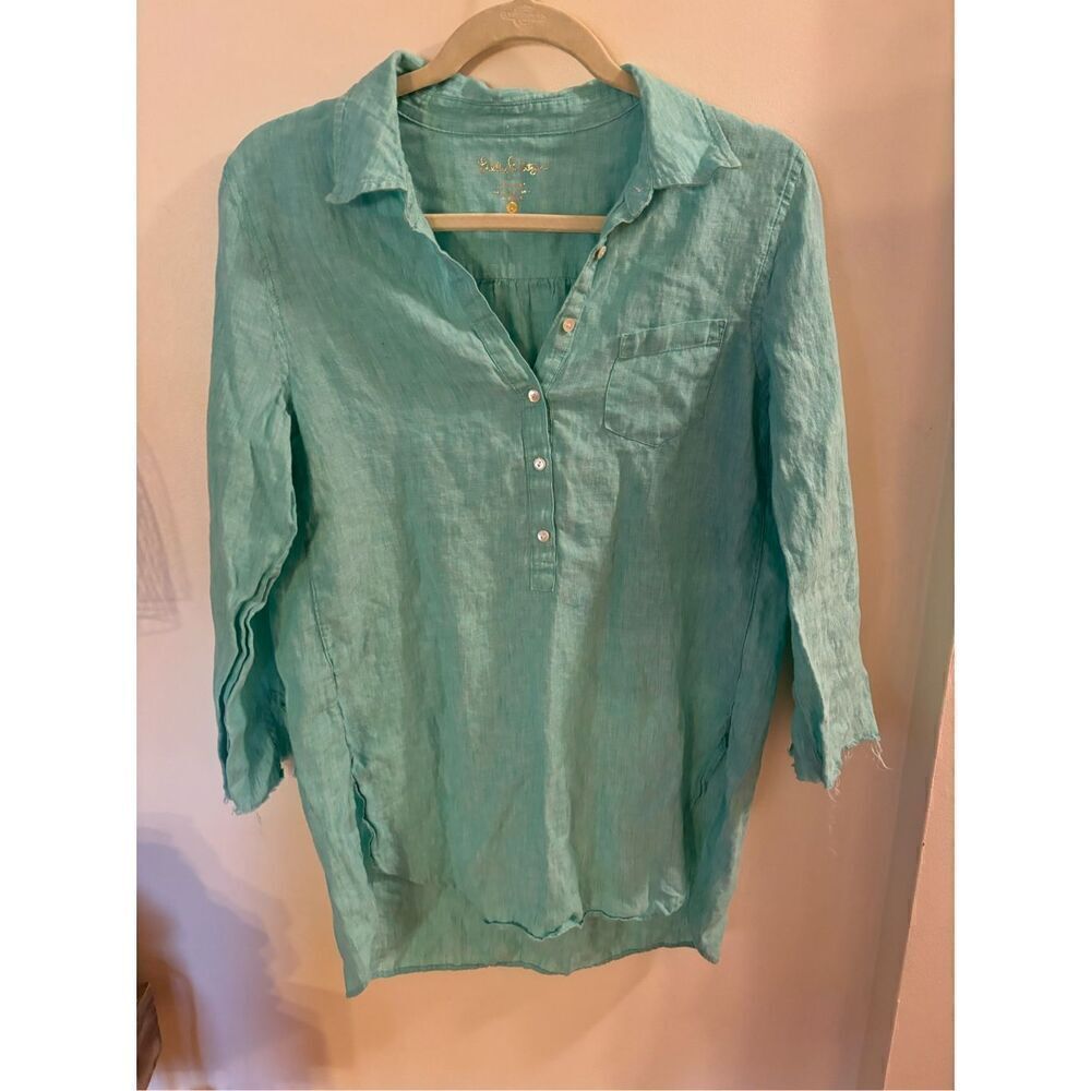 Lily Pulitzer Linen Blouse